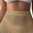 thumbnail image 6 of Purcolt Sarong Coverups for Women High Waist Crochet Wrap Skirt Bikini Beach Coverup Skirts Bodycon Mini Skirts for Swimwear, 6 of 9