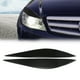 thumbnail image 2 of Pegatina para Coche Carbono Fibra Patrón Negro Unique Bargains 1 Par Faro Párpados, 2 of 7