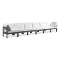 thumbnail image 1 of Meridian Furniture Nizuc White Outdoor Patio Modular Sofa, 1 of 9
