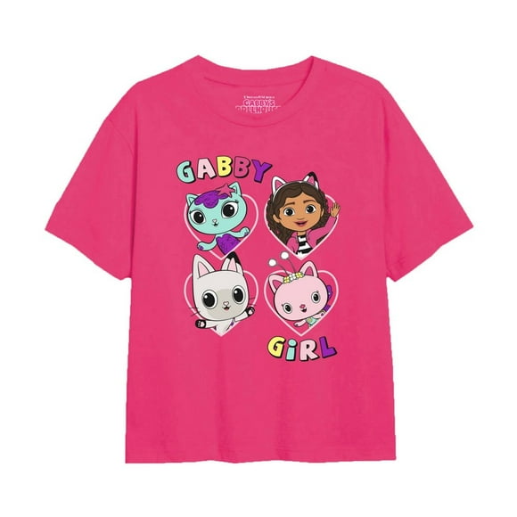 Gabby's Dollhouse Girls Friends Hearts T-Shirt