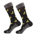 thumbnail image 2 of Yellow Duck Pattern Socks from the Sock Panda (Adult Large - Men's Shoe Sizes 8-12), 2 of 3
