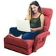 thumbnail image 3 of Costway Sofá Perezoso Tumbona Individual con Almohadilla Sillón Multifuncional Cama Plegable para Dormitorio Salón Balcón, 3 of 3