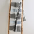 thumbnail image 4 of Provincetown by Levtex Home - Provincetown Quilted Throw - (50x60in.) - Striped Coastal - Grey, White, and Blue - Reversible, 4 of 4