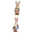 thumbnail image 1 of Conejo de Pascua de Peluche con Adorno de Zanahoria - Ideal para Decorar tu Fiesta Temática, 1 of 9