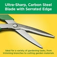thumbnail image 4 of Miracle-Gro 8 in. All-Purpose Steel Garden Utility Shears with Serrated Blades, 4 of 6