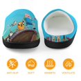 thumbnail image 5 of Adventure Time Jake The Dog Slippers for Kids, Cute Soft Plush Anti-slip Fluffy Fuzzy House Slippers Warm Soft Plush Non-Slip Indoor Outdoor Slip-on Shoes for Boys Girls, 5 of 8
