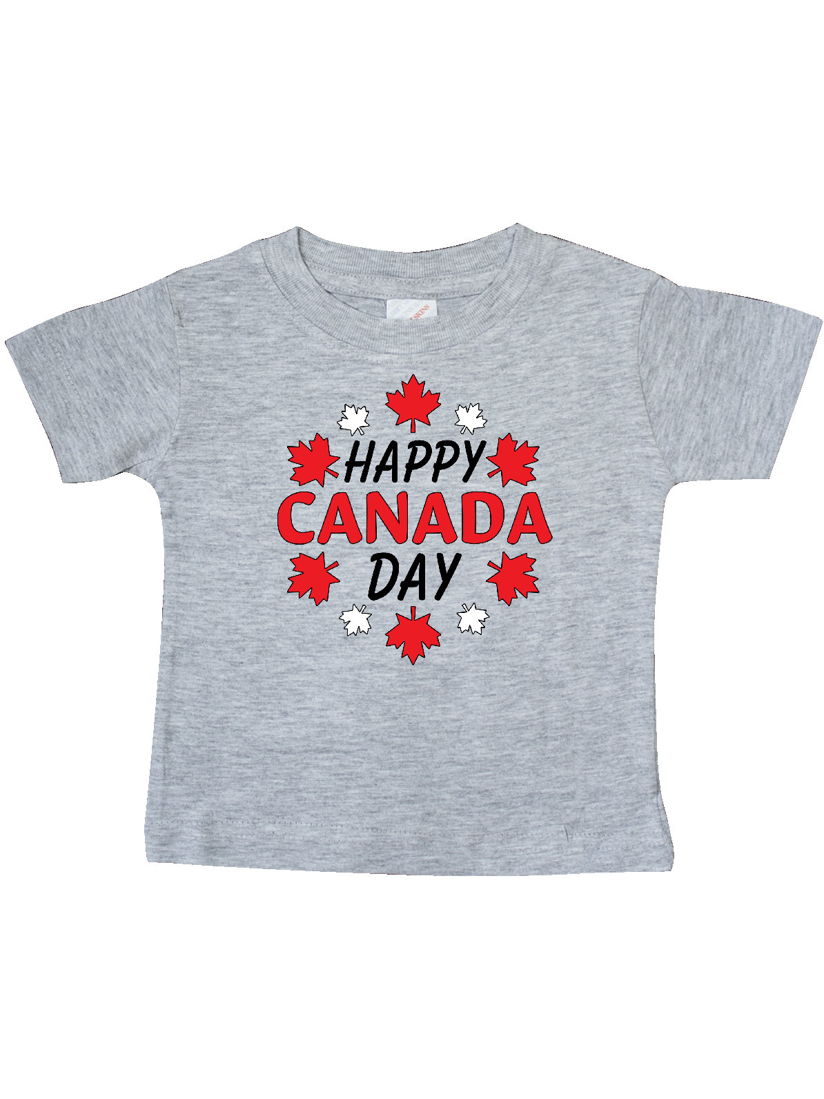 Happy Canada Day maple leaf circle Baby TShirt