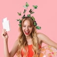 thumbnail image 2 of Butterflies Headband Women Performance Hair Hoop Dressing Exaggerated Simulation Butterflies Decor Headband Party Wedding Headpiece Elegant Hair Hoop, 2 of 8