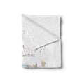 thumbnail image 2 of Llama Soft Flannel Fleece Throw Blanket, Abstract Alpaca in the Rain Cactuses Brush Strokes Effect Illustration, Cozy Plush for Indoor and Outdoor Use, 60" x 80", Multicolor, by Ambesonne, 2 of 5