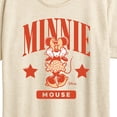thumbnail image 3 of Disney - Minnie Mouse Collegiate - Women's Short Sleeve Graphic T-Shirt, 3 of 5