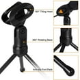 thumbnail image 4 of EeaseCA Tripod Microphone and Stand Voice Tube Stand Holder Microphone Accessories for PC Computer Live Streaming Device (Black), 4 of 7