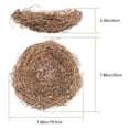 thumbnail image 3 of Artificial Rattan Bird Nest Diy Eggs Nest Handmade Nest Photo Prop Ornament, 3 of 8