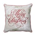thumbnail image 2 of Pillow Perfect 612348 17 in. Merry Christmas Throw Pillow, Red, 2 of 2
