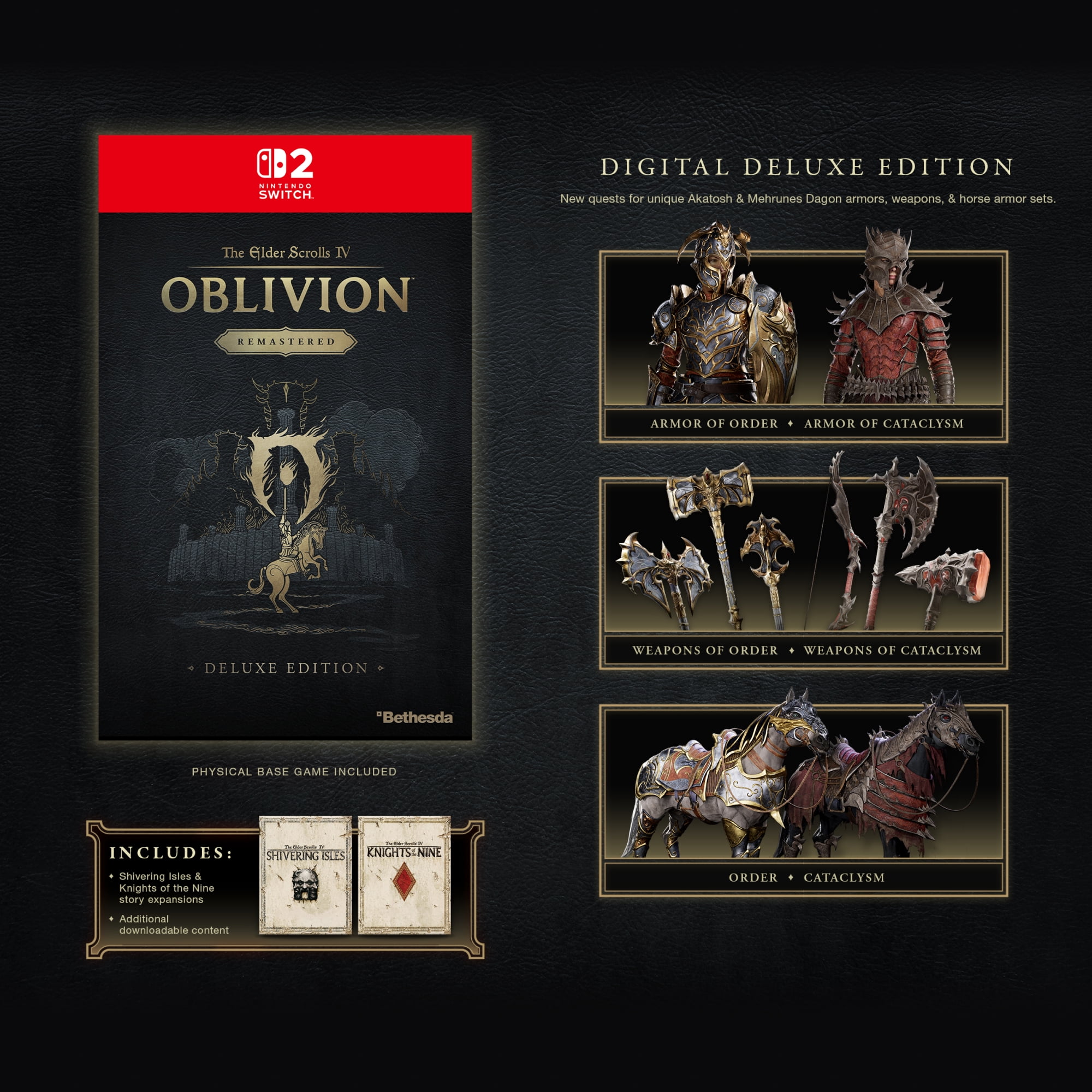 The Elder Scrolls IV: Oblivion™ Remastered – Physical Deluxe Edition – Nintendo Switch 2