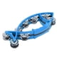 thumbnail image 4 of Pandereta de mano Bling Bling Forma de pez Azul, 4 of 12