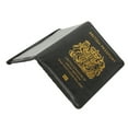 thumbnail image 4 of Britain Passport Cover, Anti Theft Multicard Passport Holder With Elastic Belt For CDC Vaccination Card, 4 of 8