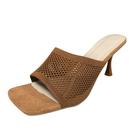 

Pimfylm Bubble Slippers Womens Espadrilles Slip on Wedge Sandals Slides Bow Tie Platform Open Toe Summer Mules Shoes Brown 8