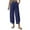 d-Navy, variant on Womens Cargo Pants Fit High Waist Casual 4 Pocketed 2099 Hiking Outdoor Pants