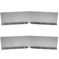 thumbnail image 1 of 2Pcs Rain Gutter Splash Guards Roofing Gutter Guard Shingle Roof Gutter Rain Diverter, 1 of 5