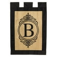 thumbnail image 4 of Evergreen Garden Sub Burlap Monogram P Flag, 4 of 4
