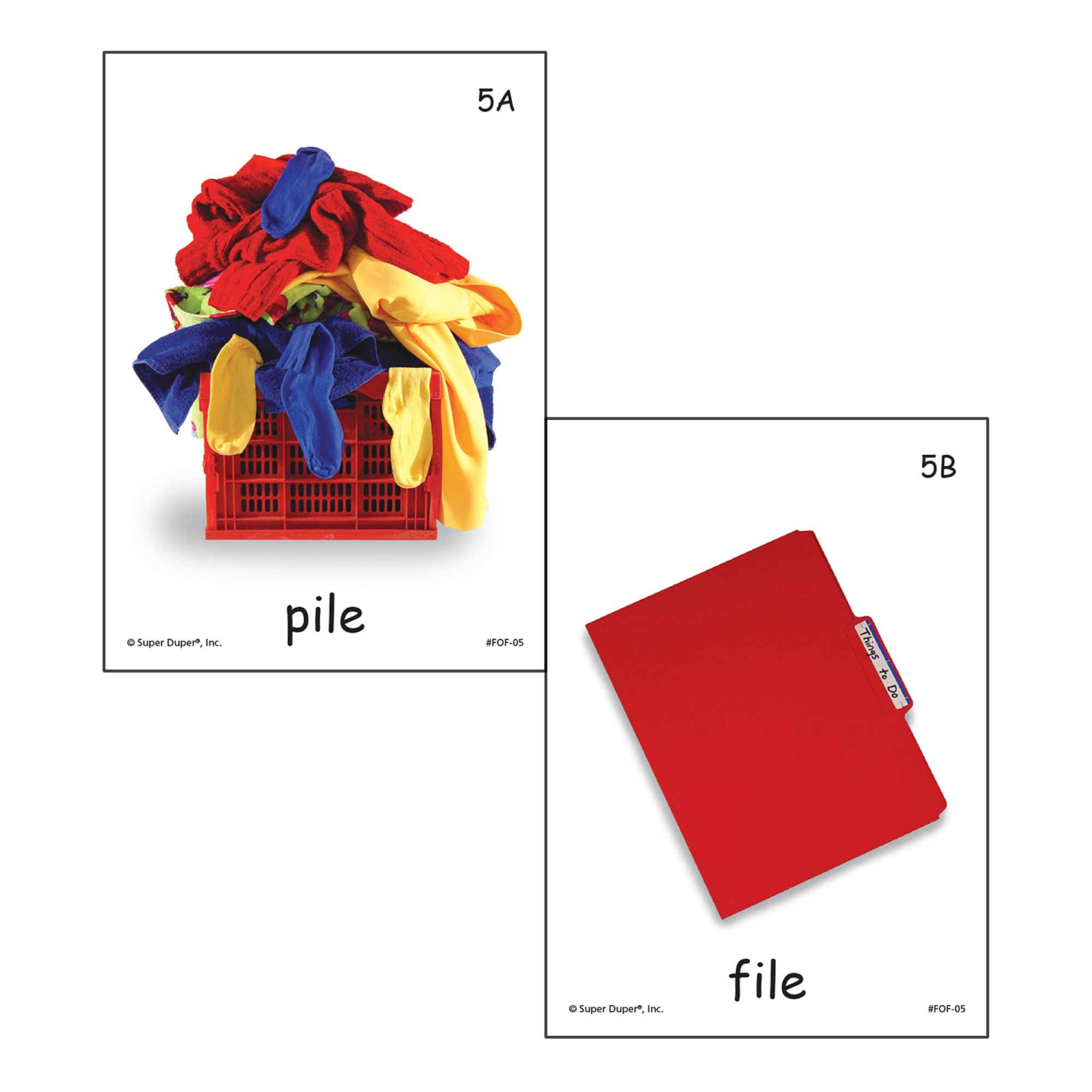 Super Duper Webber Photo Phonology Stopping Minimal Pair Cards - Speech Therapy Flash Cards For Kids