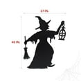 thumbnail image 3 of Haunted Hill Farm Witch Iron Halloween Silhouette Yard or Wall Décor, 3 of 11