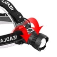 thumbnail image 3 of Linterna frontal recargable Linterna frontal LED recargable por USB impermeable con zoom telescópico JShteea El nuevo, 3 of 6