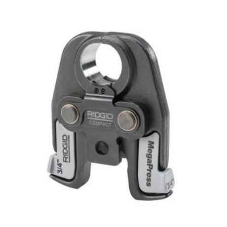 Ridgid QMP-48438 0.75 in. MegaPress Compact Jaw for Compact Press Tools, Versatile Jaw for Small Spaces & Compact Tools, Black