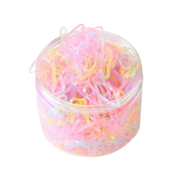 1000pcs Thin Small Hair Elastics Bands For Baby Toddler Kids Girls Soft Gentle No Hair Ties Rubber Bands BEoffer Hair Ropes