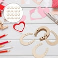 thumbnail image 3 of LABSERRON 24Pcs Blank Wood Chips Diy Crafts For Room Decoration And Parties, 3 of 8