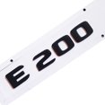 thumbnail image 1 of ZWEIP Car Rear Tail Emblem Number Letters Car Sticker For Mercedes Benz E200 E 200 Chrome Silver/ Matte Black, 1 of 2