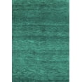 thumbnail image 1 of Ahgly Company Indoor Rectangle Abstract Turquoise Blue Contemporary Area Rugs, 2' x 5', 1 of 4