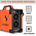 thumbnail image 4 of HITBOX 200A AC/DC TIG Stick Welder with Pulse, Aluminum Welding, IGBT Inverter, 220V, 4 of 8