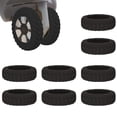 thumbnail image 1 of Housses de Roues de Bagages, pour Valise, Lot de 8 Housses de Protection pour Roues à Roulettes 8 Pignons, 1 of 7