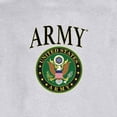 thumbnail image 2 of FOX OUTDOOR PRODUCTS Men's Army Crest Gray T-Shirt | Durable Casual Military-Inspired Graphic Tee | Crew Neck & Short Sleeve, Heather Gray, XX-Large, 2 of 2