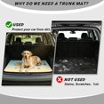 thumbnail image 4 of HUISEFOR Cute Capybara Car Trunk Mat Non-Slip Cargo Mat Rear Trunk Liner Anti-Scratch Cars Accessories Full Protection Universal Fit for Most Vehicle, 4 of 7