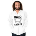 thumbnail image 4 of Football Athlete Helmet Hard Knocks Men's Big & Tall Graphic Zip Up Hoodie Brisco Brands 4X, 4 of 5
