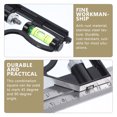 PAMINGONO 2-Piece Stainless Steel Combination Square Set, 45/90 Degree ...