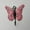 Pink, variant on Aodebiao Shelf Decorative Brass Butterfly Cute Wall Hooks Heavy Duty Coat Rack Wall Mount Vintage Gold Towel Hooks for Hanging Coats, Keys, Backpack, Purse, Hat, Jewelry & More