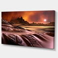 thumbnail image 2 of 3D Rendered Alien Planet - Landscape Canvas Art Print, 2 of 3