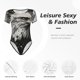 thumbnail image 4 of Balery Ink Style Bald Eagle Body de cuello redondo de manga corta para mujer Tops de manga corta Tops básicos-Medium, 4 of 7