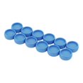 thumbnail image 1 of 12 Pcs Plastic Binding Rings 10mm Portable DIY T Type Mushroom Hole Pack Plastic Binder Ring Accessories RingLight Blue, 1 of 5