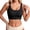 Black-B, variant on Women's Front Closure Wireless Bra Seamless Lift Bralette With Medium Support, Breathable Shapewear Bra For Yoga Gym And Daily Wear