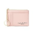 thumbnail image 1 of Card Sleeve Zipper Classify Storing Faux Leather 8 Card Compartment Women Men Change Purse Daily Use, 1 of 11