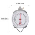 thumbnail image 5 of Básculas colgantes mecánicas 440 lb / 200 kg, pantalla grande de alta precisión Báscula de peso con dial de resorte Báscula de juego grande para cocina Pesca Caza Granjas, 5 of 5