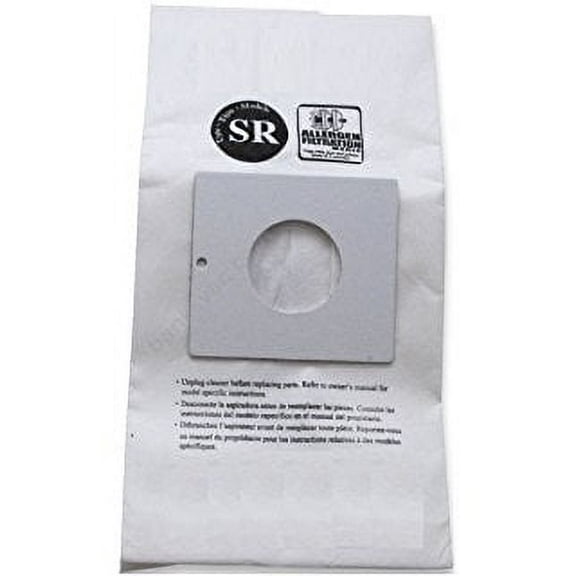Genuine Hoover Style SR Micro Allergen Vacuum Bags Type 401011SR Duros OEM Vac [Single Loose Bag]