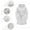 White, variant on Miluxas Rain Jacket Lightweight Raincoat for Women Hooded Trench Coats Waterproof Travel Windbreaker