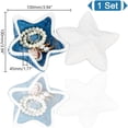thumbnail image 2 of 1 Pc Starfish Jewelry Dish Tray with Lid Blue Ceramic Ring Dish Key Holder Beach Decor Bowl Key Bowl for Entryway Table Key Tray Entry Table, 2 of 7