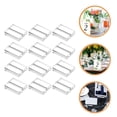 thumbnail image 3 of 12pcs Acrylic Card Display Stand Table Number Stands Clear Acrylic Sign Holders, 3 of 8