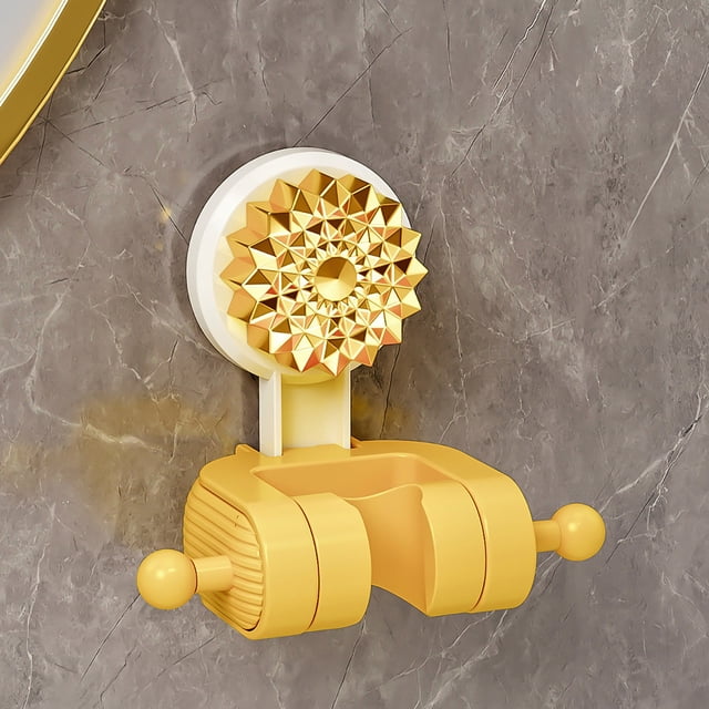 TIMIFIS Porte-Brosses à Dents Ventouse Réglable Support de Douche Mural Support de Tête de Douche à Main Fixation Forte Sans Perçage Support de Douche